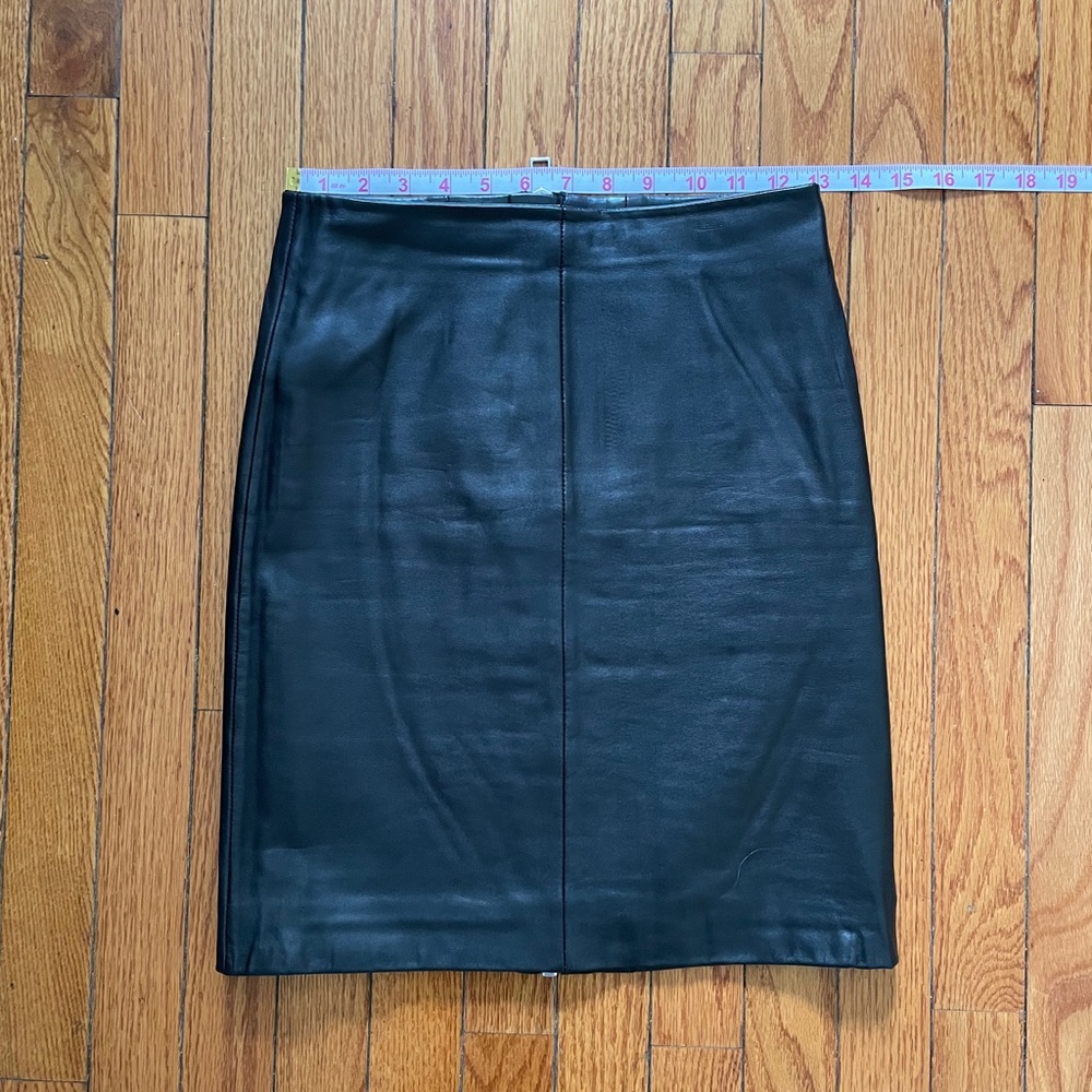 Genuine Leather Skirt
